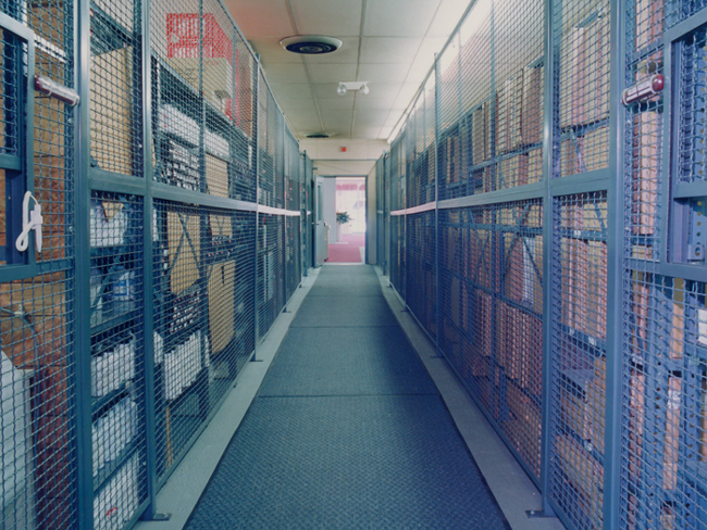 Evidence Enclosures and Secure Storage Cages are ideal for securing and storing items in plain sight, while keeping them secure and only accessable by authorized personnel. Service windows can be added to Evidence Enlcosures and secured storage areas for controlled distribution of stored items.